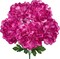 Artificial Peony Flowers Bouquet 15.7" Faux Silk Peonies Floral Arrangement Fake Flower Stems for Home Office Wedding Party Table Vase Centerpiece Decor